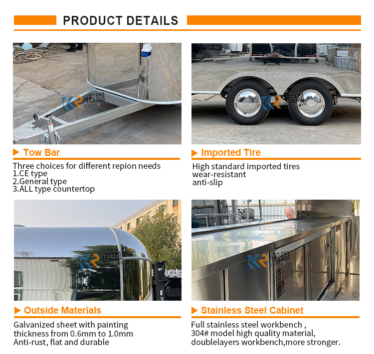 Stainless Steel Food Trailer